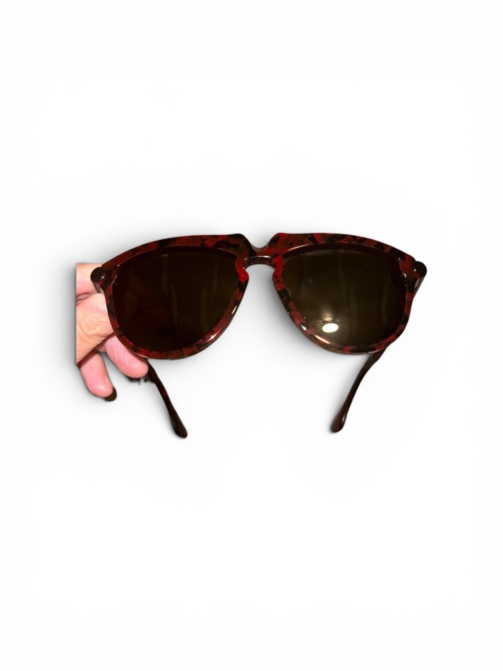 Burberry Red Havana Pilot Men’s Sunglasses  NIB Full Inclusion - Picture 6 of 7